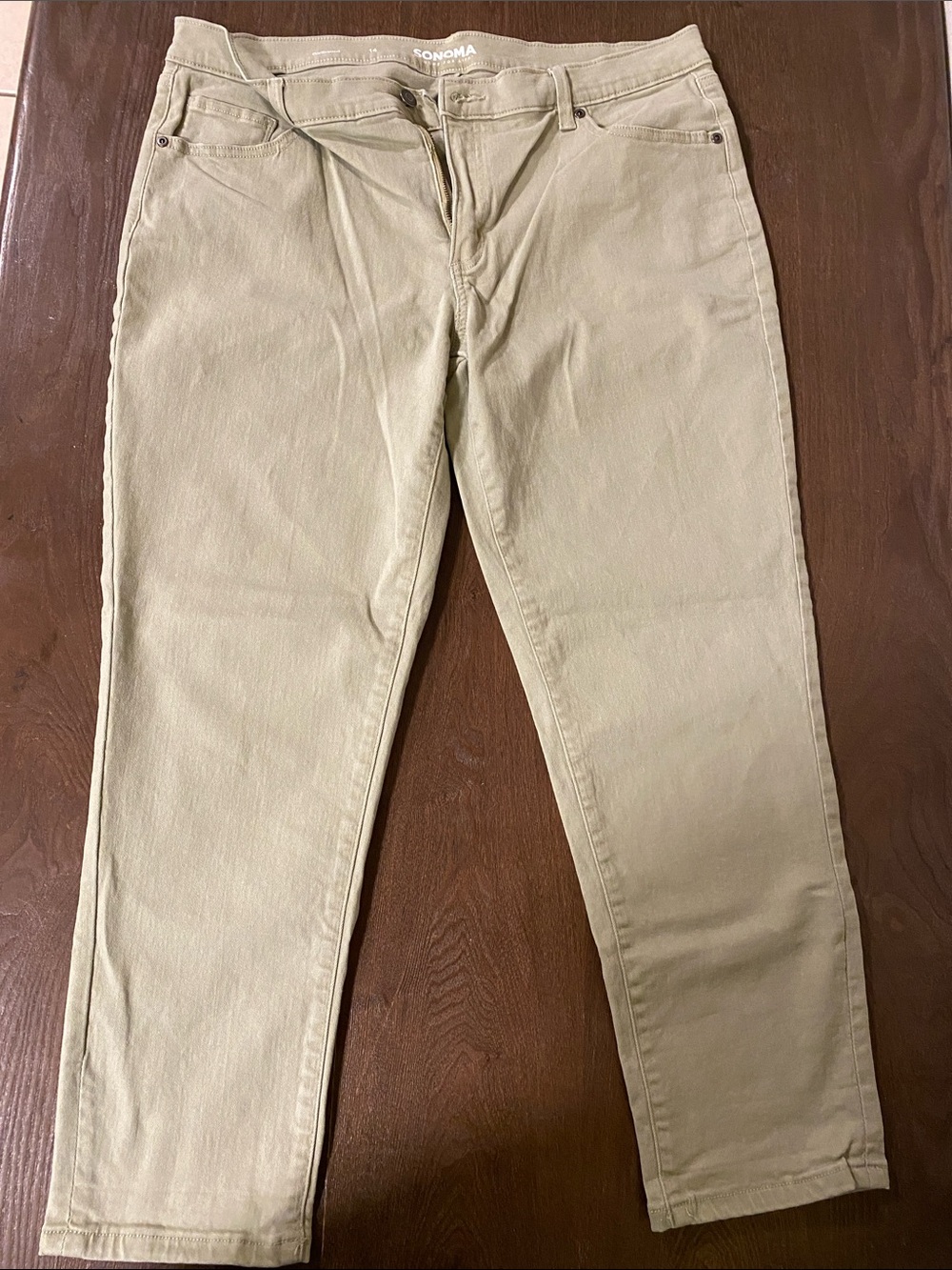 SONOMA Skinny Jeans in Light Khaki